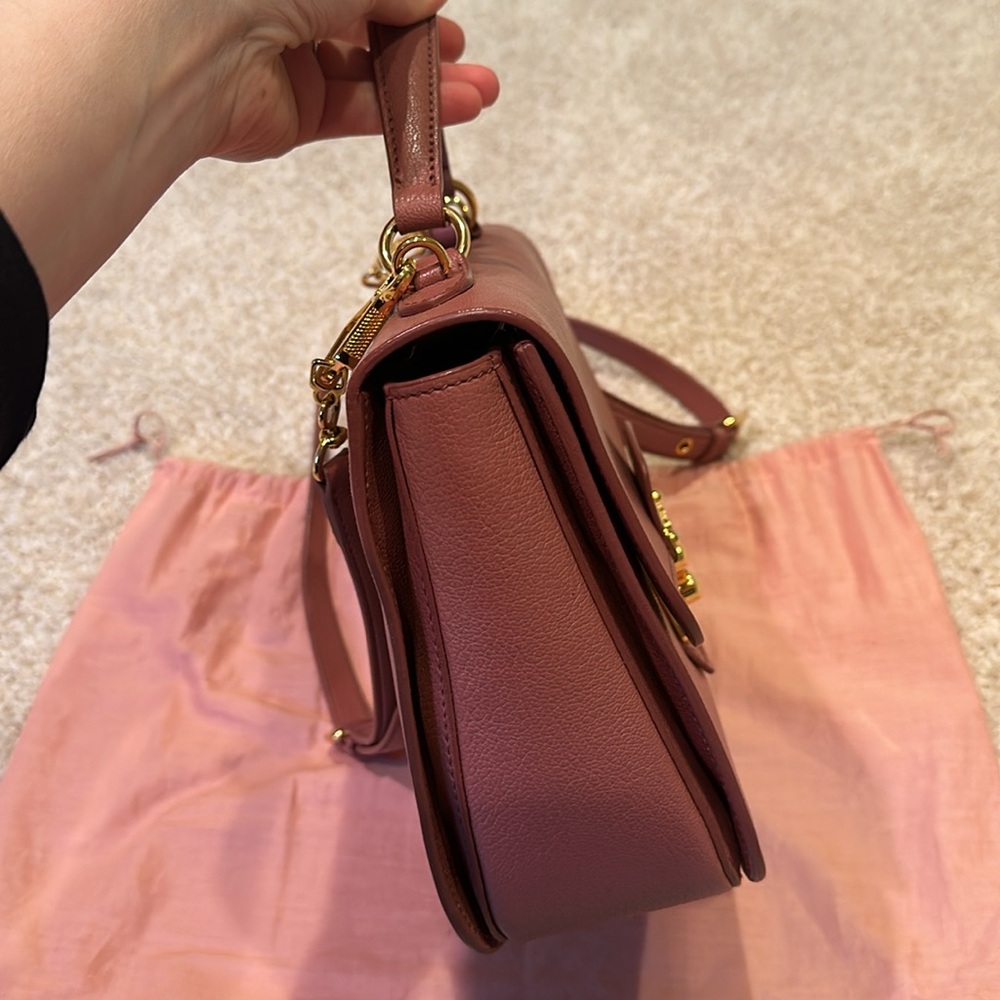 Miu Miu Madras Antico mauve pink crossbody bag - Picture 6 of 11